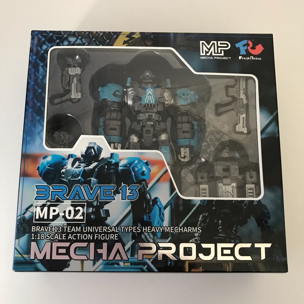 Mecha Project MP-02 Brave 13 Team Universal Types Heavy Mecharms 1:18 Scale New